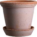 Bergs Potter Саксия Flora с поставка 21 см розова (FR21S)