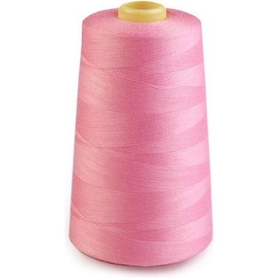 Prima-obchod Polyesterové nitě pro overlocky i klasické šití návin 5000 yards PES 40/2, barva 550 Candy Pink