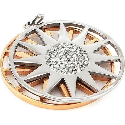 MPM Přívěsek z chirurgické oceli Pendant 7764 Silver Gold