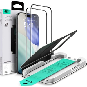 ESR ULTRAFIT закалено стъкло 2 броя iPhone 17 Pro Max черно (4894240287729)