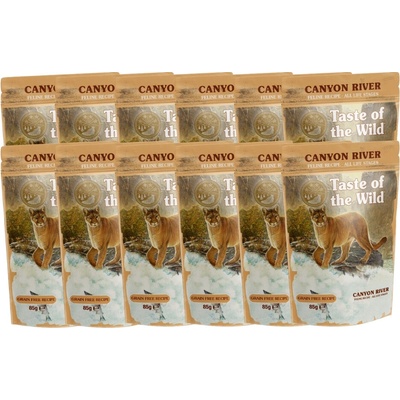 12 x TOW Canyon River pouches cat 85 g