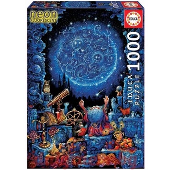 Image 1 of Educa Неонов пъзел educa 18003 - 1000 части - Астрологът (edu18003)
