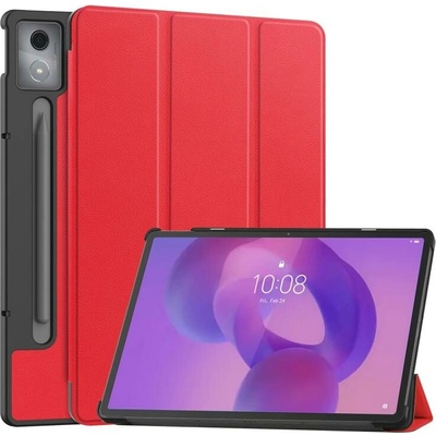 Vsetkonamobil 105036 LEATHER Zaklápací kryt pre Lenovo Idea Tab Pro červený