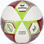 ERIMA Футболна топка ERIMA Hybrid Training 2.0 size 4 metallic red/silver/lime