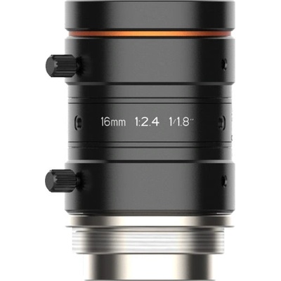 HIKROBOT MVL-HF1624M-10MP, Machine-Vision обектив, FA Series, HF, 16мм, C-Mount, F2.4-F16, Ø 9мм, 1-1.8'', черен (MVL-HF1624M-10MP)