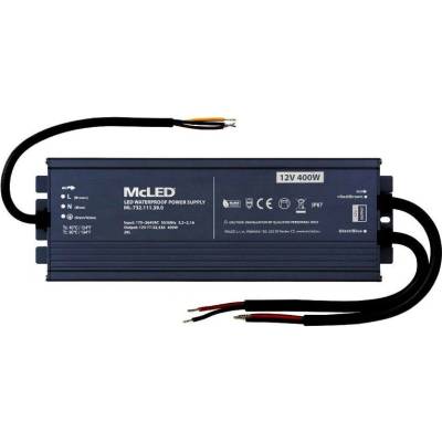 MCLED Napaječ LED 400W 12V/33,33A IP67 ML-732.111.39.0 ML-732.111.39.0