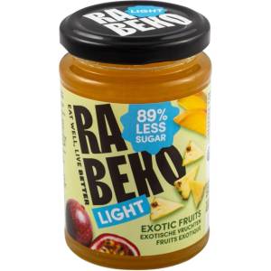 Rabeko Light Jam - Exotic Fruits | 89% Less Sugar [230 грама]