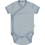 Bio Baby Бебешко боди на райе Bio Baby - Органичен памук, 50 сm, 0-1 месеца, синьо (97222109) - ozone