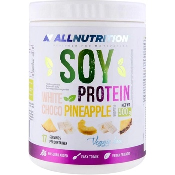 Image 1 of ALLNUTRITION Soy Protein [500 грама] Бял шоколад с ананас