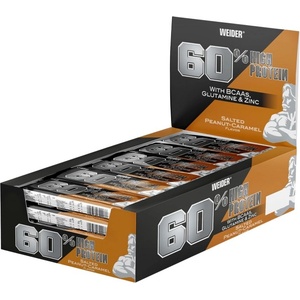 Weider 60% Protein Bar [24 x 45 грама] Salted Peanuts Caramel