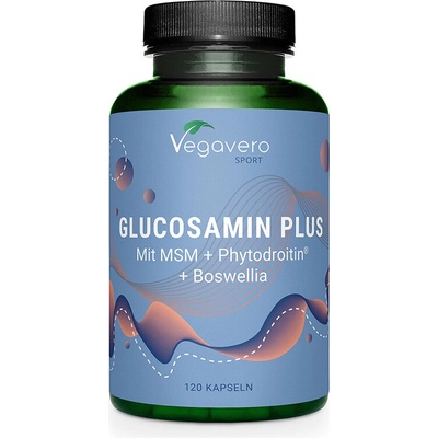 Vegavero Глюкозамин + МСМ, натриев хиалуронат и босвелия 120 капсули | Vegavero (VV-VITA-379)