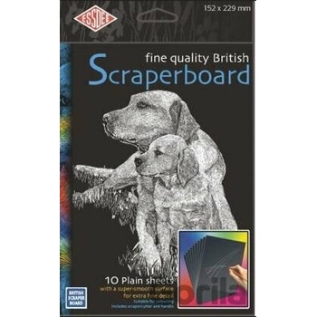 Essdee Prázdná škrabací folie se škrabáky 10 ks