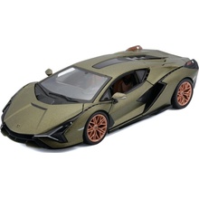 Bburago Plus Lamorghini Sian FKP37 zelená 1:24