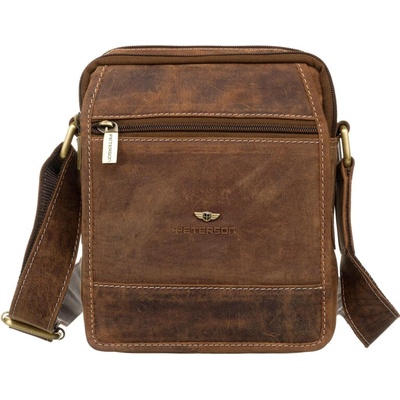 Peterson pánské crossbody PTN 251-NSH hnědá