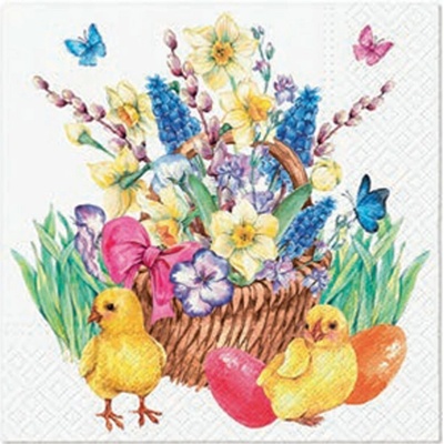PAW Obrúsky TaT Easter Bouquet 33x33cm