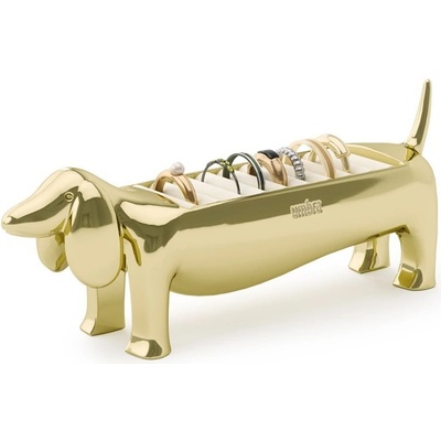 Umbra šperkovnica na prstienky Dachsie mosadzná