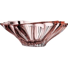 Aurum Crystal skleněná miska Plantica Pink 33 cm