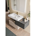 BlueLife Умивалник Bluelife Mixi 60x46 см, керамика, бял мат, вграден преливник (M08134A50038)