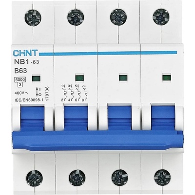 Chint 179727 NB1-63 4P B13 6kA DB