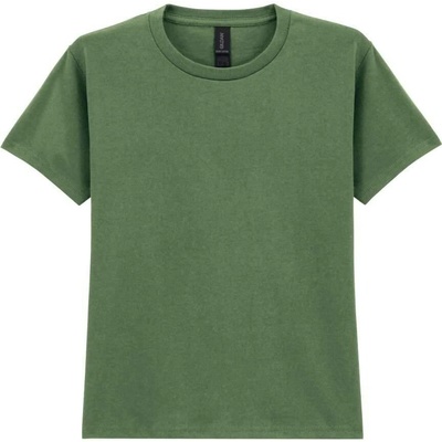 Gildan Dětské tričko HEAVY COTTON vojenská zelená