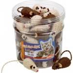 Nobby Играчка за котка сезалена мишка кафяво - бежова 7 см nobby Германия 71911