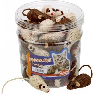 Nobby Играчка за котка сезалена мишка кафяво - бежова 7 см nobby Германия 71911