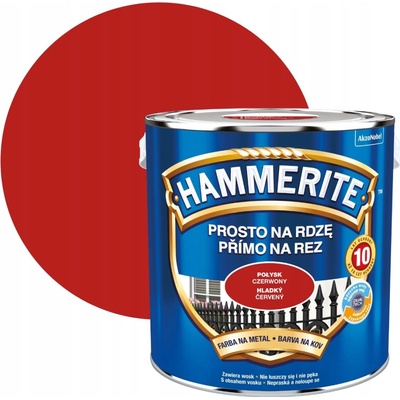 HAMMERITE hladký červený 2,5l
