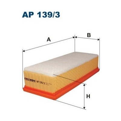 FILTRON Vzduchový filter AP 139/3