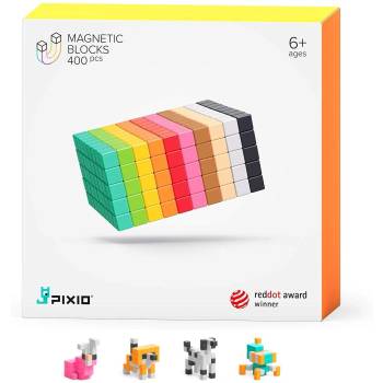 Image 1 of PIXIO PIXIO-400 Smart магнитен конструктор, 400 части (20104)