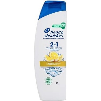 Head & Shoulders Citrus Fresh 2v1 šampon proti lupům pro mastné vlasy 625 ml