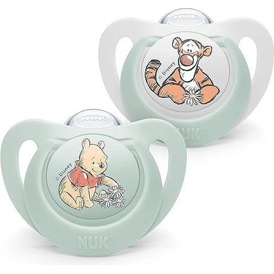 Nuk silikon cumlík medvedík PU zelená 1ks