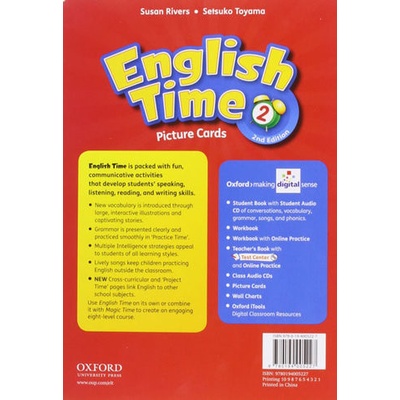 English Time 2nd Edition 2 Picture Cards Kampa, K. Vilina, Ch.