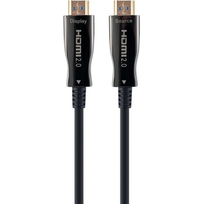 Gembird CCBP-HDMI-AOC-10M-02 Активен оптичен AOC високоскоростен HDMI кабел с Ethernet AOC Premium Series 10 m черен (CCBP-HDMI-AOC-10M-02)