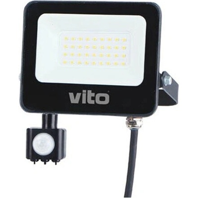 Led Прожектор със сензор 30w, sava-s, ip65, 6000k - vito (3022720)