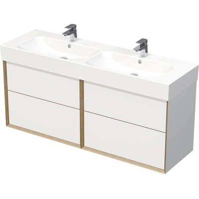 Intedoor Kúpeľňová skrinka s dvojumývadlom MULTI 150 cm OXO MULTI 150D 4Z