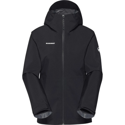 Mammut Дамско водоустойчиво яке Mammut Women's Linard Light Hardshell Hooded Jacket Waterproof jacket - Black (102-4441-0214)