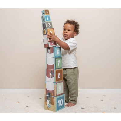 Little Dutch Kostky komín 10 ks Námořnický záliv