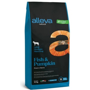 Alleva Natural Adult Medium/Maxi Fish & Pumpkin 12 kg