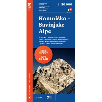 Kamnišsko - Savinjské Alpy - turistická mapa