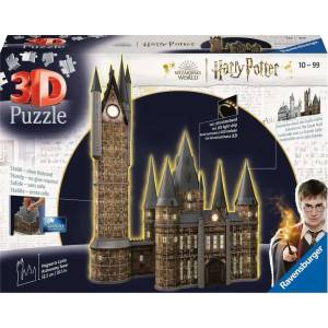 Ravensburger - Puzzle Hogwarts Castle: Astronomy Tower Night Edition - 600 piese