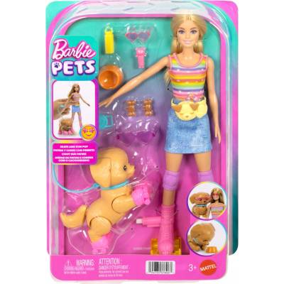 Barbie Pets Korčuliarka Blondínka JMJ44