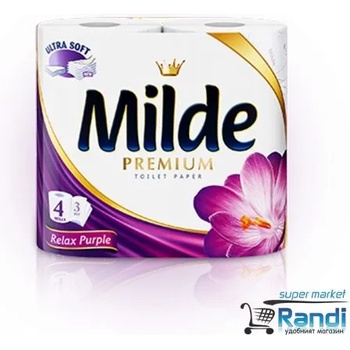 Image 1 of Тоалетна хартия Milde Relax Purple 4бр