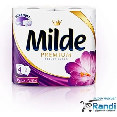 Тоалетна хартия Milde Relax Purple 4бр