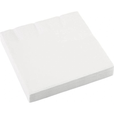 Amscan servítky biele 33x33cm 20ks