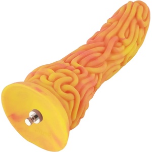 HISMITH HSA113 Elegans Beast Silicone Dildo KlicLok 9.45" Orange