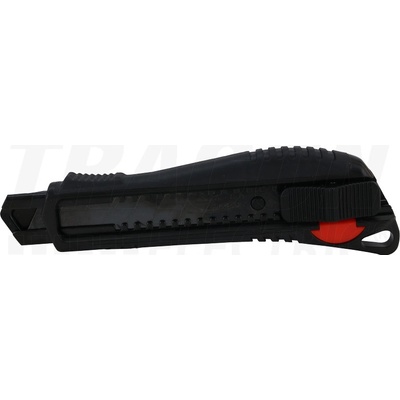 Tracon odlamovací nôž 18 mm čierny ABS rukoväť UTILK03