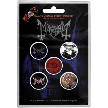 RAZAMATAZ Значки Mayhem - De Mysteriis Dom Sathanas - RAZAMATAZ - BB038