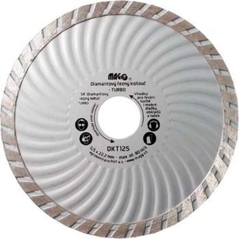 Magg Diamantový kotouč 125 x 22,2 mm DKT125