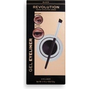 Makeup Revolution Gel Eyeliner Pot gélové očné linky so štetčekom Black 3 g
