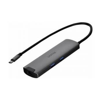 Unitek Active Hub USB-C 5Gbps, HDMI RJ-45 PD 100W